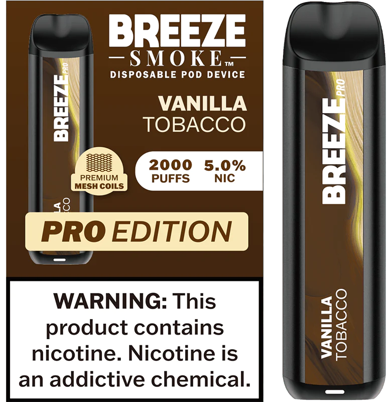 Breeze Pro Vanilla Tobacco Flavor Review