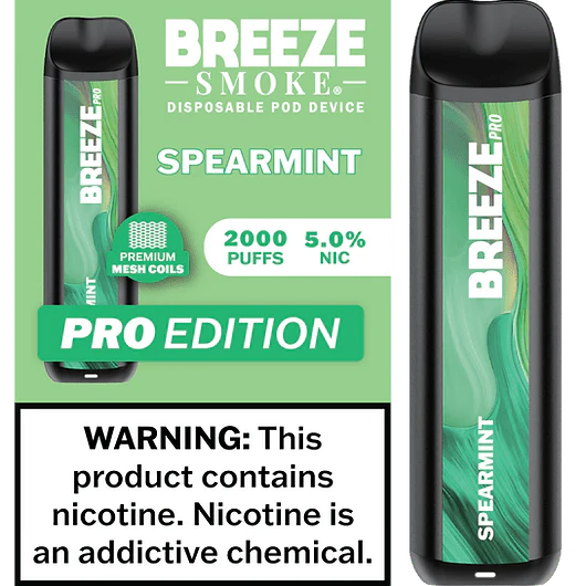 Comprehensive Review of Breeze Pro's Refreshing Spearmint Flavor