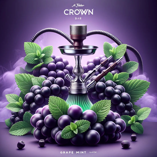 Al Fakher Crown Bar 8000 Grape Mint Flavor Review