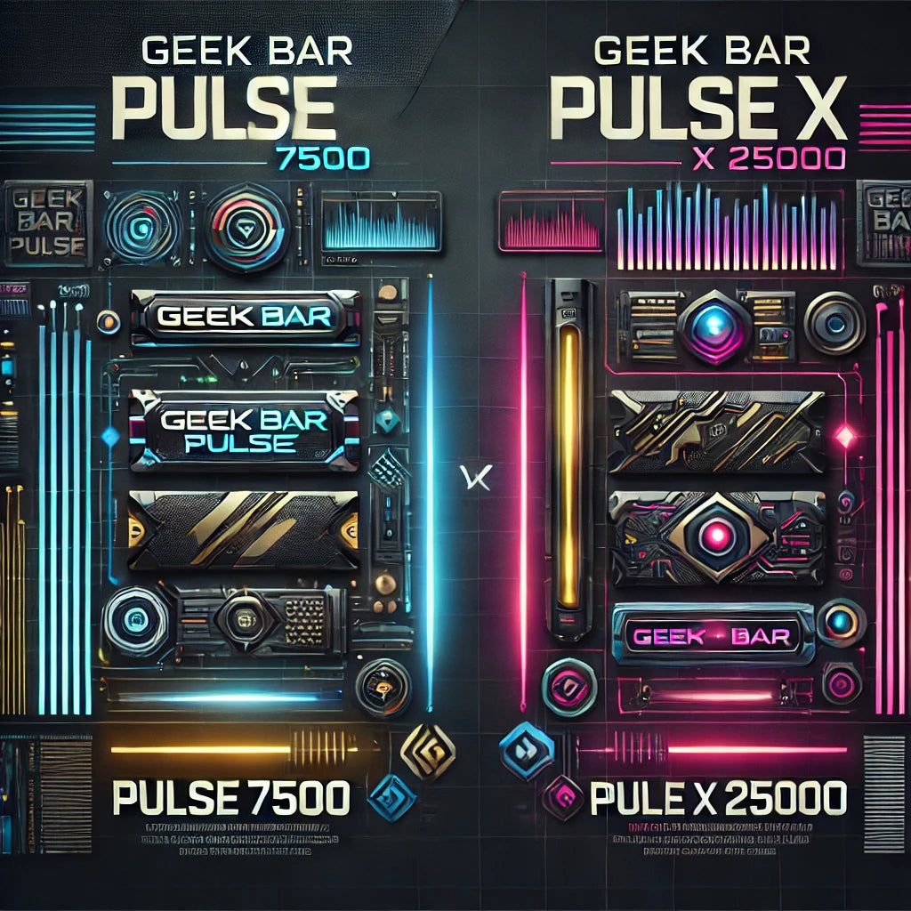 Geek Bar Pulse 7500 vs. Geek Bar Pulse X 25000: A Comparison for 2024