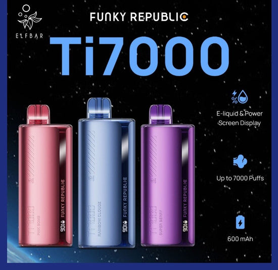 Disposable Vape Breakdown: Funky Republic Ti7000 - Mobs Enterprise