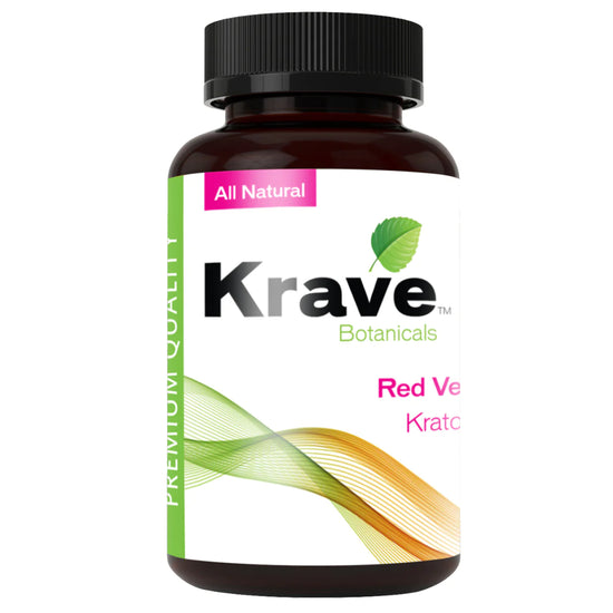 Load image into Gallery viewer, Krave Kratom Capsules Red Vein (75ct)
