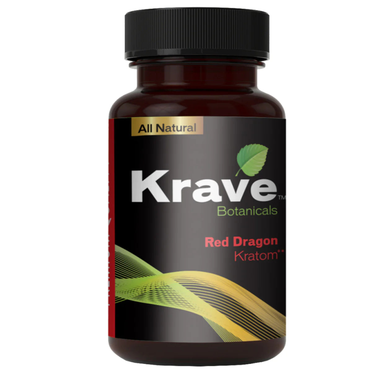 Krave Kratom Capsules Red Dragon (75ct)