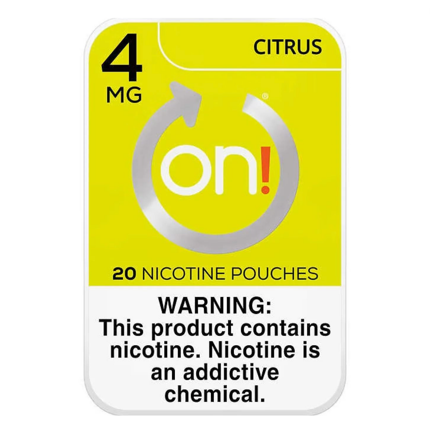 ON! Citrus Nicotine Pouches