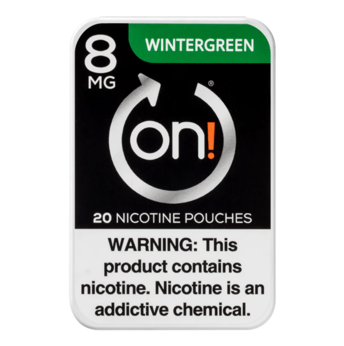 ON! Wintergreen Nicotine Pouches