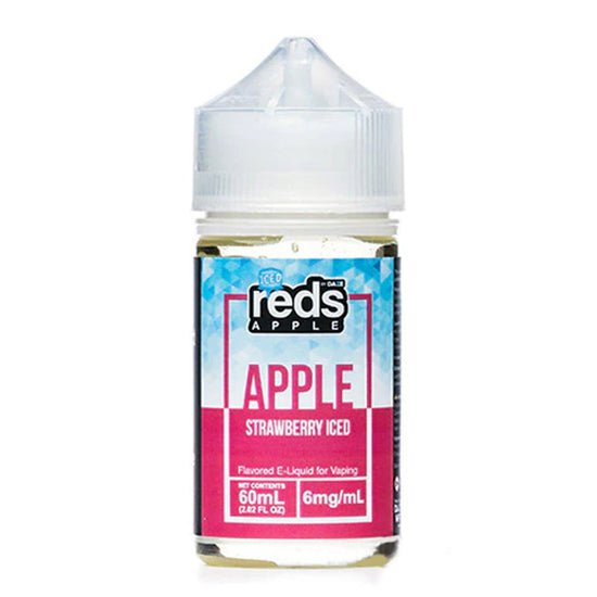 7 Daze Reds Apple 60ML - Strawberry Apple Iced - Mobs Enterprise