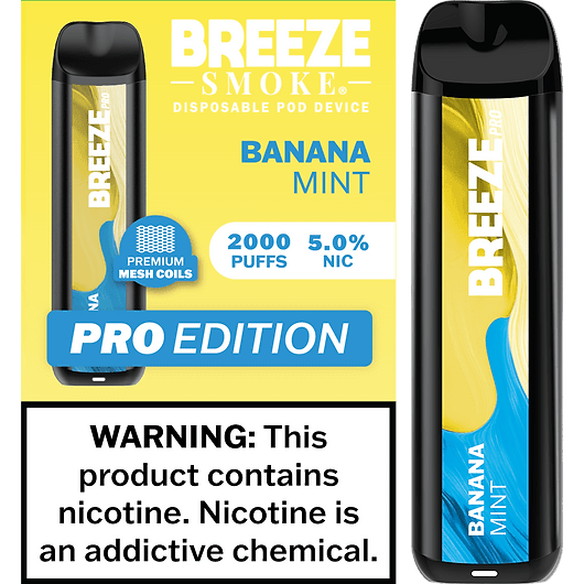 Breeze Pro 2000 Banana Mint - Mobs Enterprise