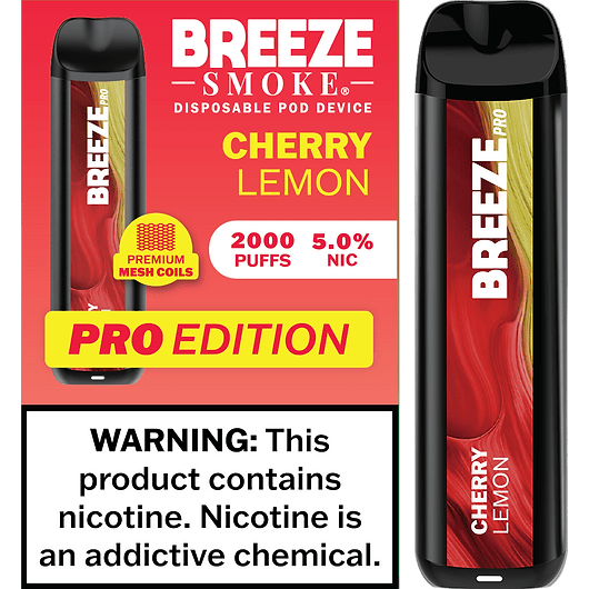 Breeze Pro 2000 Cherry Lemon - Mobs Enterprise