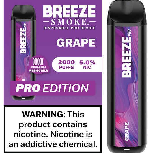 Breeze Pro 2000 Grape - Mobs Enterprise