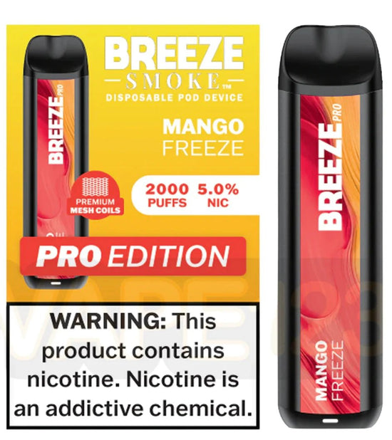Breeze Pro 2000 Mango Freeze - Mobs Enterprise