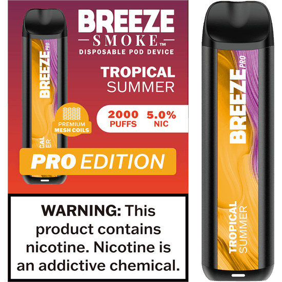 Breeze Pro 2000 Tropical Summer - Vape Mobs