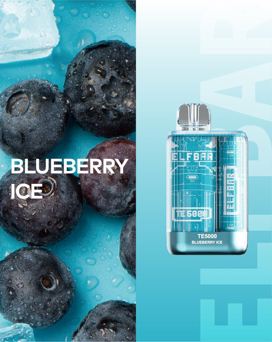Elf Bar TE5000 Blueberry Ice - Vape Mobs
