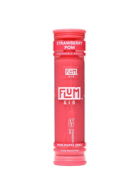 Load image into Gallery viewer, Flum GIO 3000 Strawberry Pom - Vape Mobs
