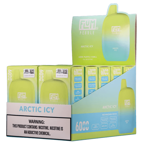 Flum Pebble 6000 Arctic Icy - Vape Mobs