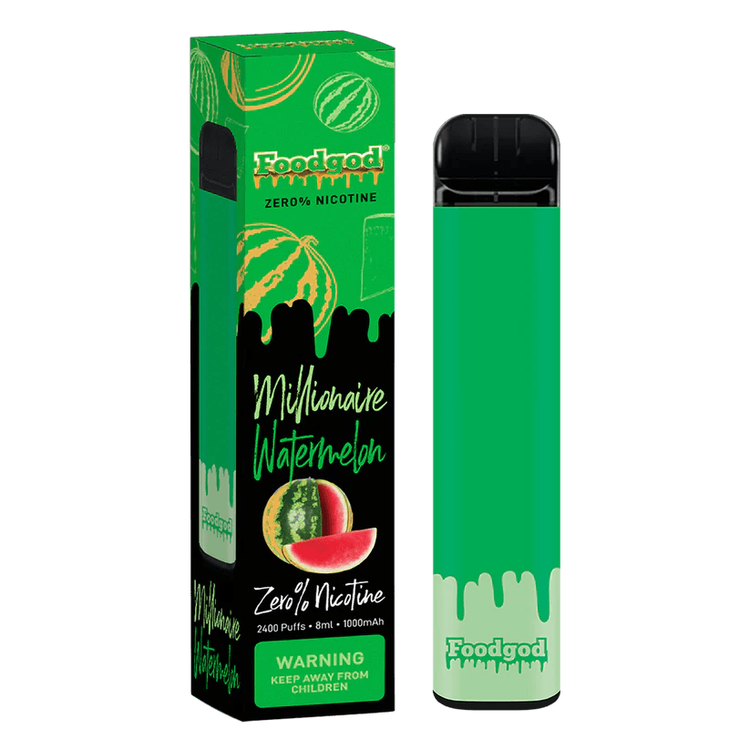 Food God Millionaire Watermelon Zero Nicotine - Vape Mobs