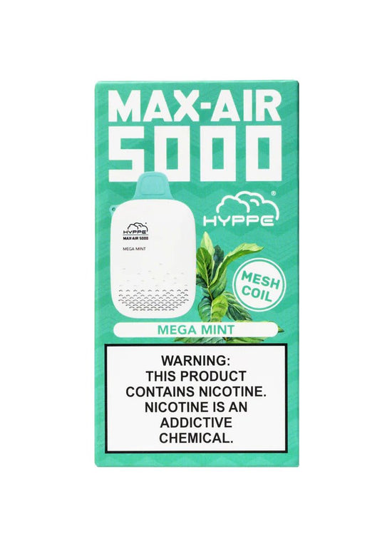 Hyppe Max Air 5000 Mega Mint - Vape Mobs