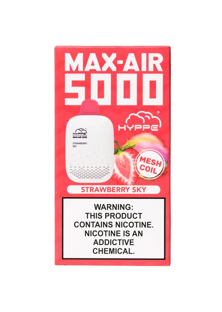 Hyppe Max Air 5000 Strawberry Sky - Vape Mobs