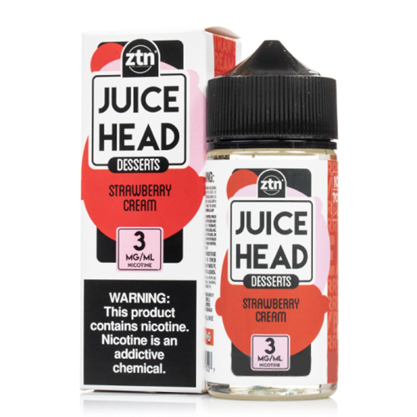 Juice Head 100ML - Strawberry Cream - Mobs Enterprise