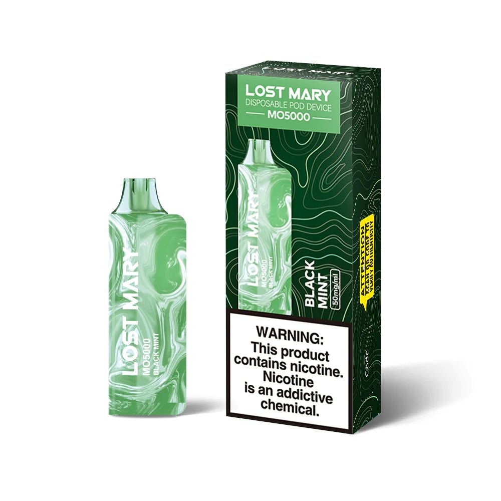 Load image into Gallery viewer, Lost Mary MO5000 Black Mint - Vape Mobs

