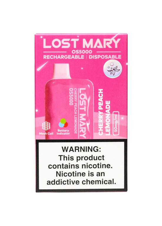 Lost Mary OS5000 Cherry Peach Lemonade - Mobs Enterprise