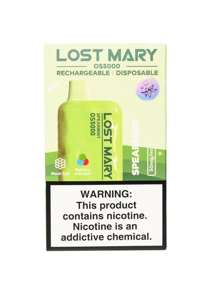 Lost Mary OS5000 Spearmint - Mobs Enterprise