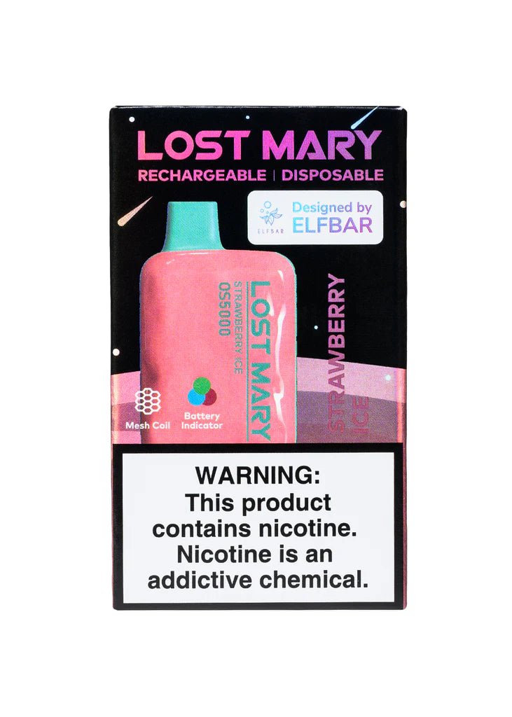 Lost Mary OS5000 Strawberry Ice - Mobs Enterprise
