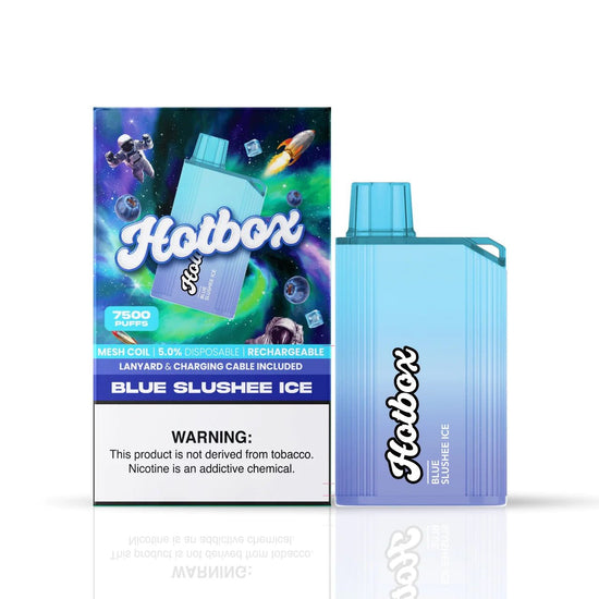 Load image into Gallery viewer, Puff Hotbox 7500 Blue Slushee Ice - Vape Mobs
